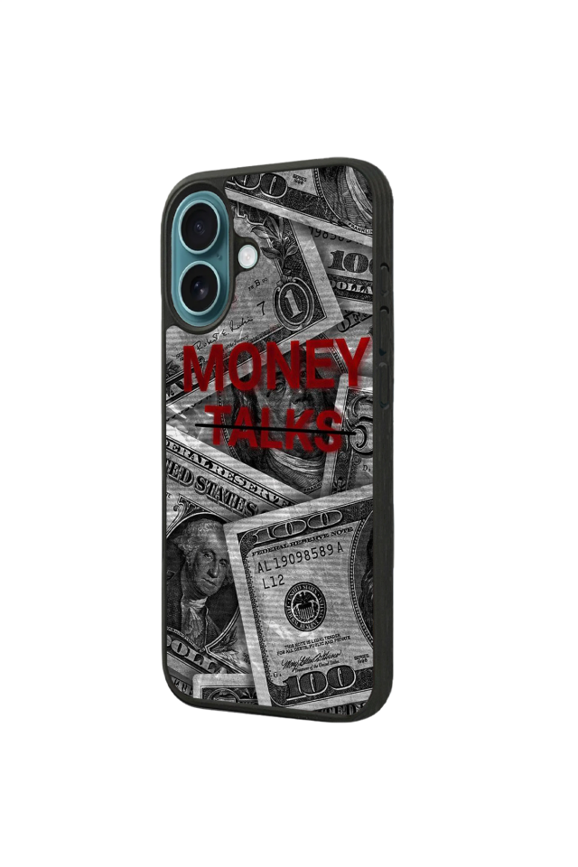 iPhone 16 Uyumlu Money Para Tasarımlı Glossy Premium Kılıf