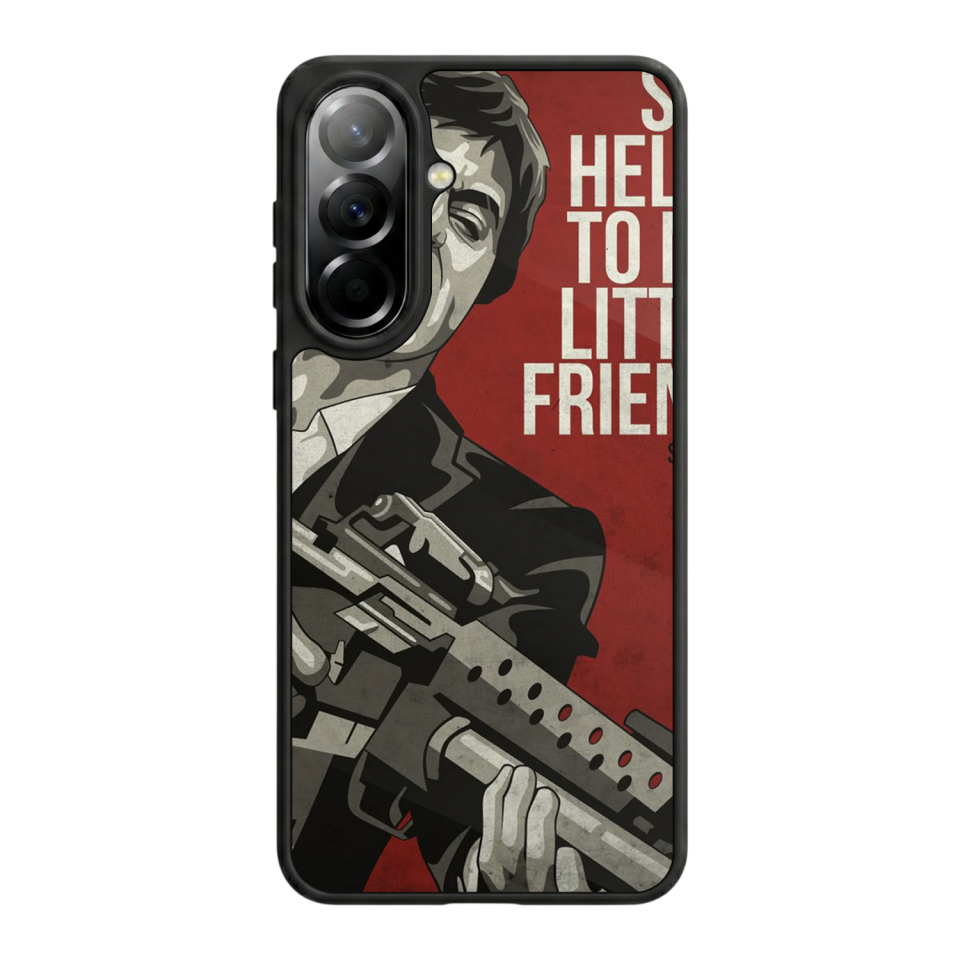 Samsung Galaxy A57 Uyumlu Scarface Tasarımlı Glossy Premium Kılıf