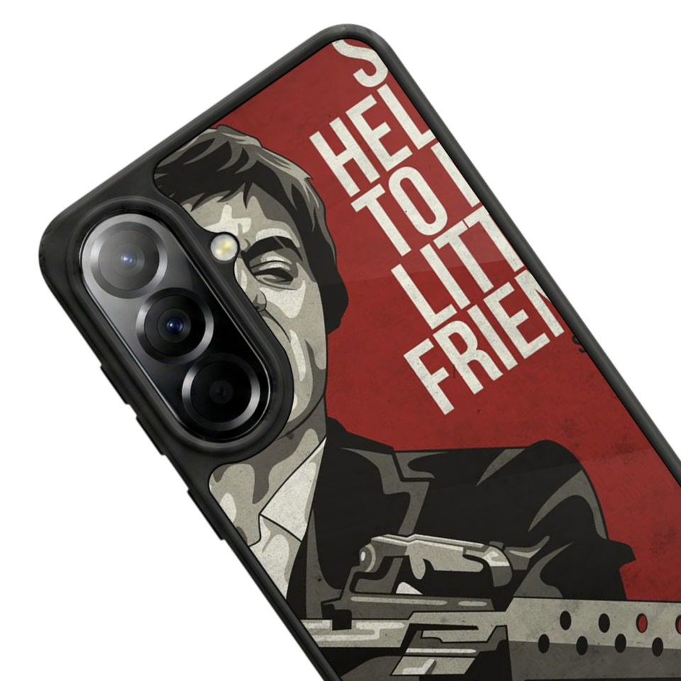 Samsung Galaxy A57 Uyumlu Scarface Tasarımlı Glossy Premium Kılıf