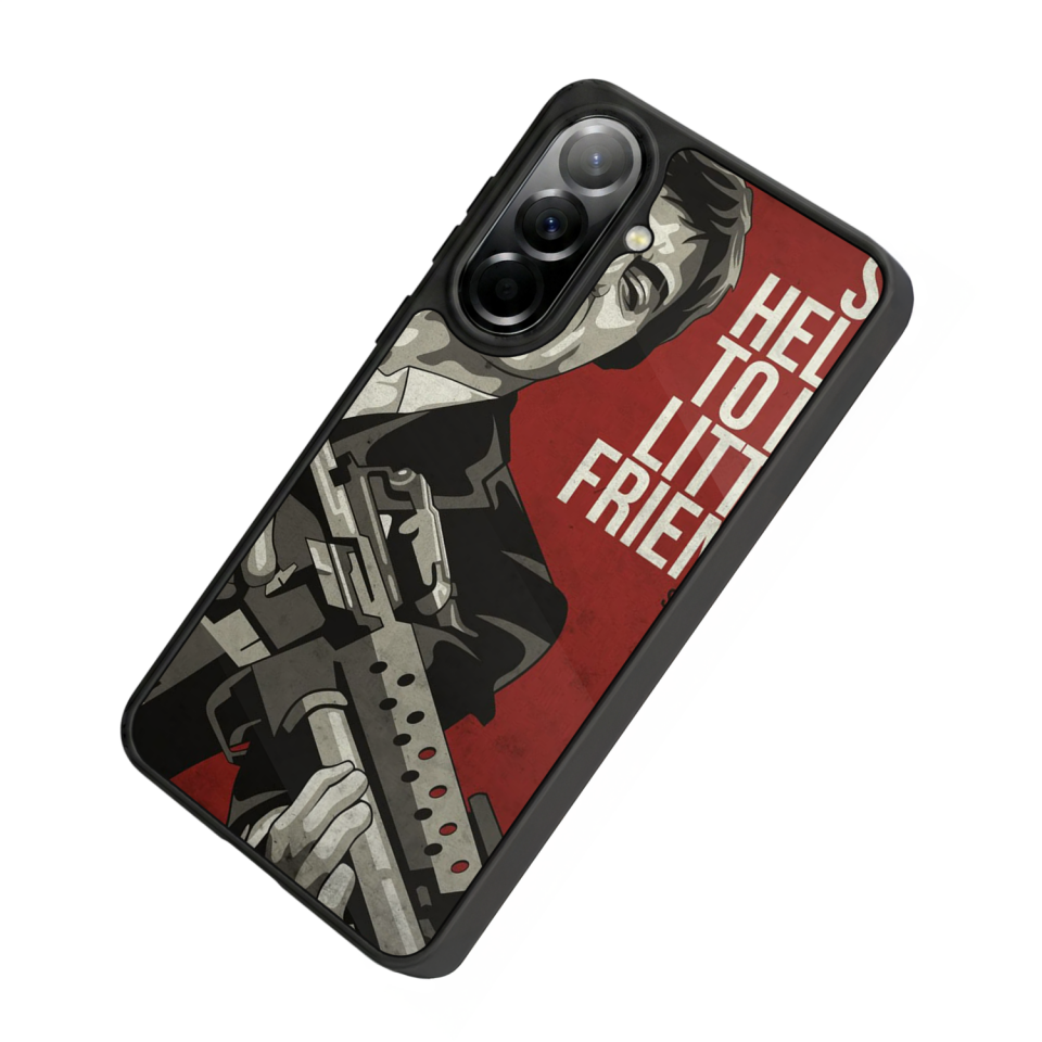 Samsung Galaxy A57 Uyumlu Scarface Tasarımlı Glossy Premium Kılıf