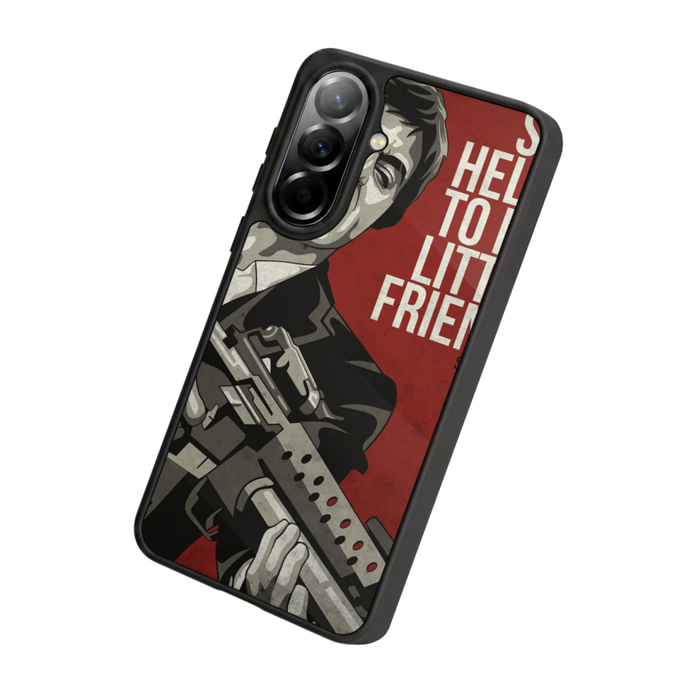 Samsung Galaxy A57 Uyumlu Scarface Tasarımlı Glossy Premium Kılıf