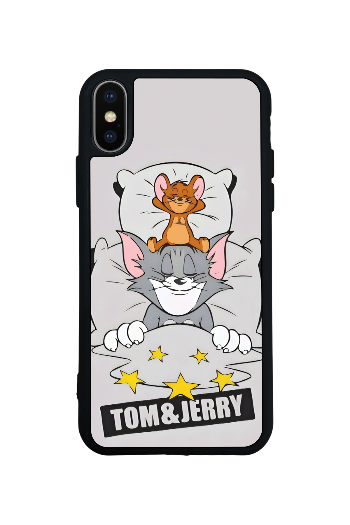 iPhone XS Max Uyumlu Tom And Jerry Tasarımlı Glossy Premium Kılıf