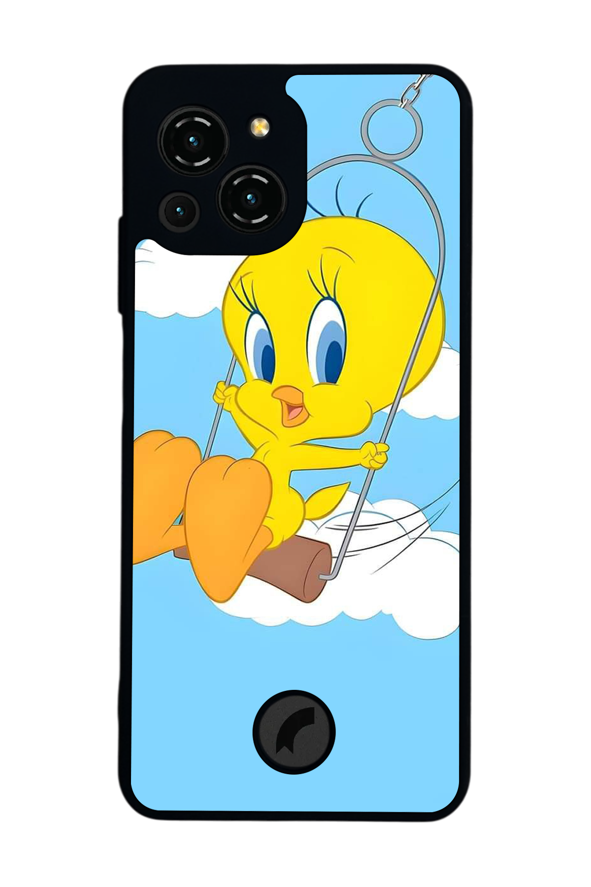 Reeder S23 Pro Max Uyumlu tweety Tasarımlı Glossy Premium Kılıf