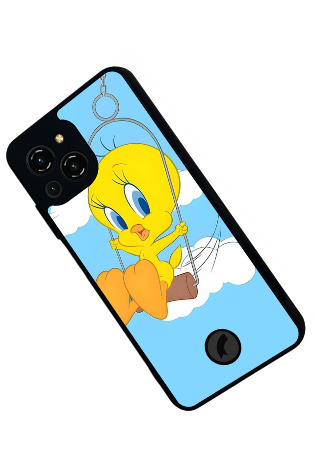 Reeder S23 Pro Max Uyumlu tweety Tasarımlı Glossy Premium Kılıf