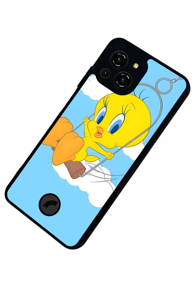 Reeder S23 Pro Max Uyumlu tweety Tasarımlı Glossy Premium Kılıf