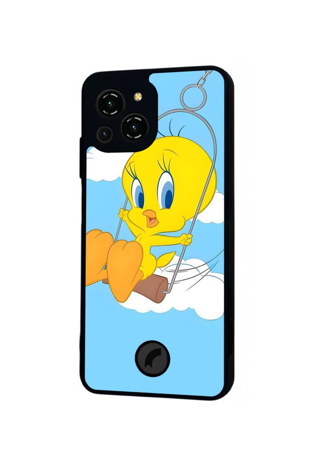 Reeder S23 Pro Max Uyumlu tweety Tasarımlı Glossy Premium Kılıf