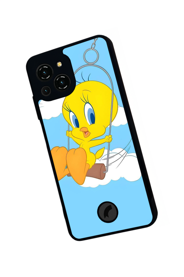 Reeder S23 Pro Max Uyumlu tweety Tasarımlı Glossy Premium Kılıf