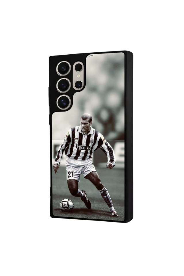 Samsung Galaxy S24 Ultra Uyumlu Zidane Tasarımlı Glossy Premium Kılıf