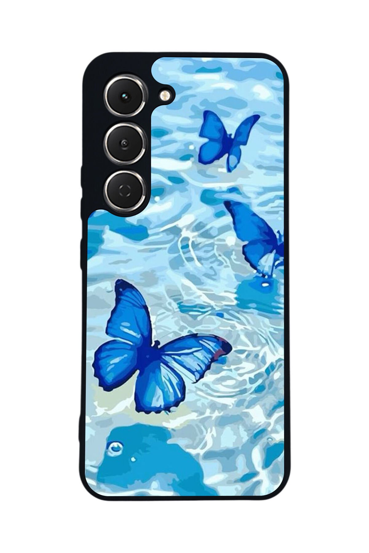 Tecno Spark 40 Pro Uyumlu Kelebek Tasarımlı Glossy Premium Kılıf