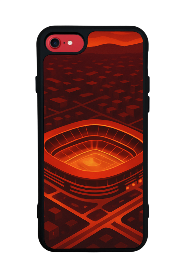 iPhone SE Uyumlu Aslan Tasarımlı Glossy Premium Kılıf