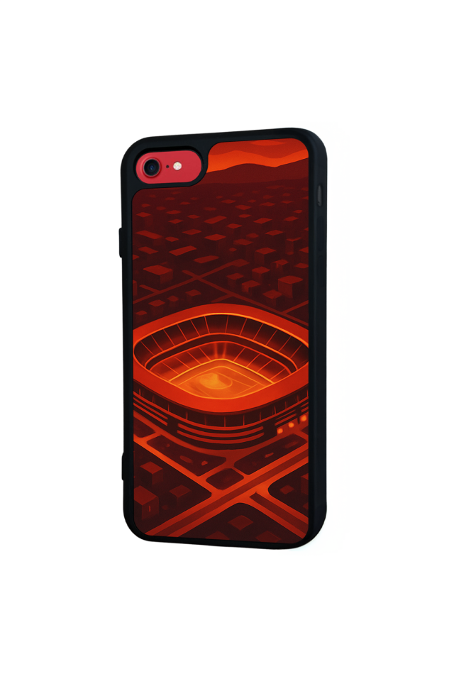 iPhone SE Uyumlu Aslan Tasarımlı Glossy Premium Kılıf