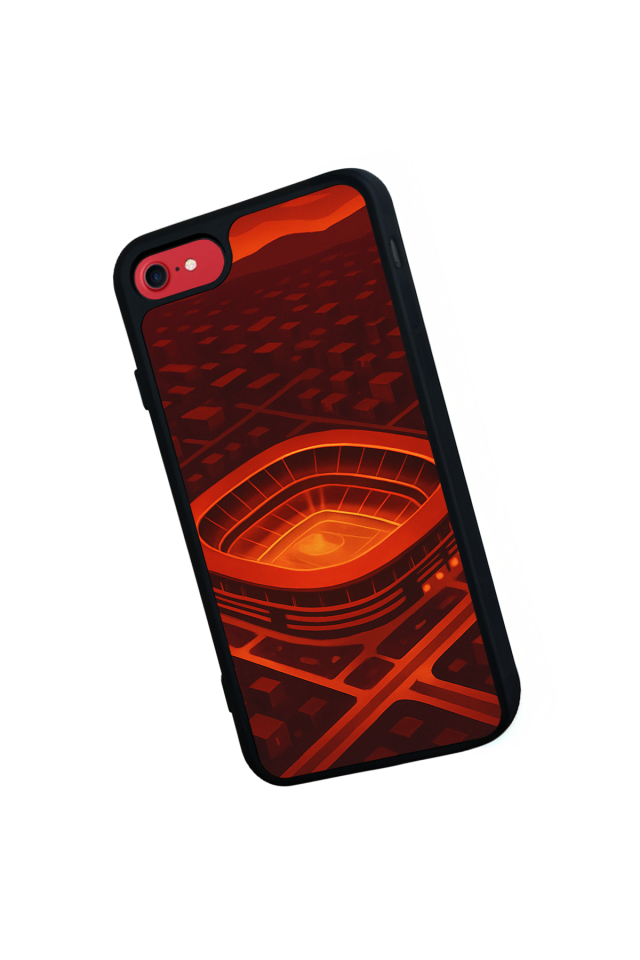 iPhone SE Uyumlu Aslan Tasarımlı Glossy Premium Kılıf