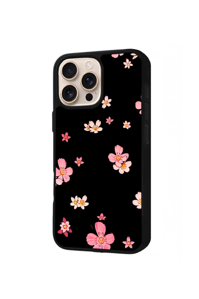 iPhone 14 Pro Uyumlu Floral Tasarımlı Glossy Premium Kılıf