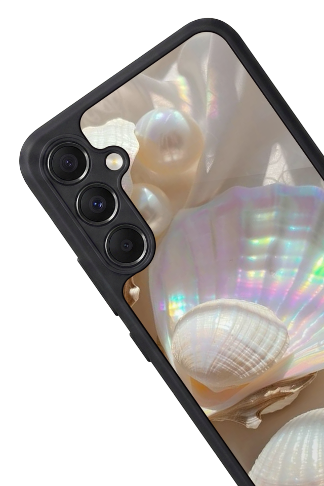 Samsung Galaxy A34 Uyumlu  İnci Tasarımlı Glossy Premium Kılıf