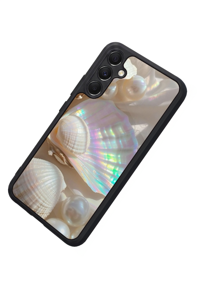Samsung Galaxy A34 Uyumlu  İnci Tasarımlı Glossy Premium Kılıf