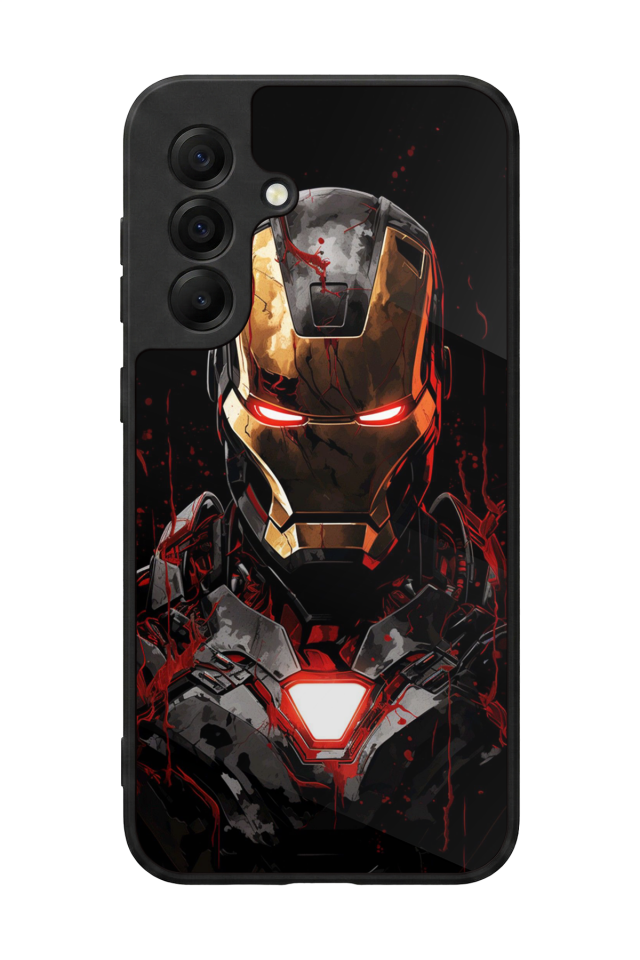 Samsung Galaxy A17 Uyumlu  Iron Man ( Demir Adam ) Tasarımlı Glossy Premium Kılıf