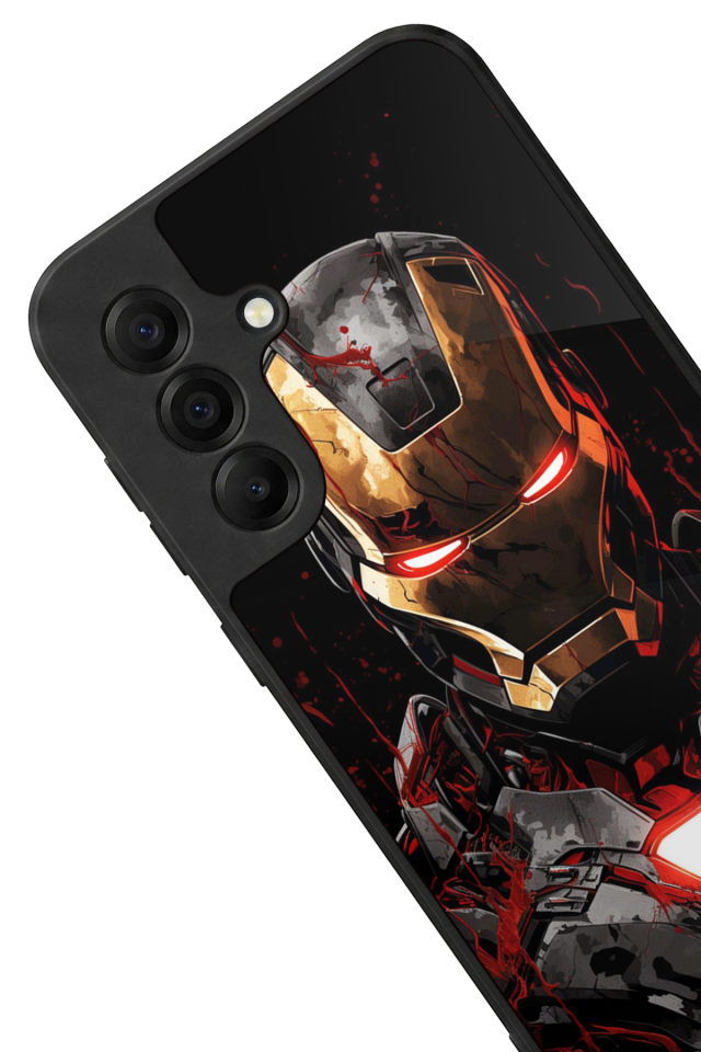 Samsung Galaxy A17 Uyumlu  Iron Man ( Demir Adam ) Tasarımlı Glossy Premium Kılıf