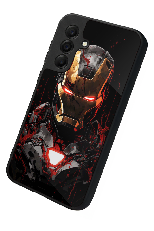 Samsung Galaxy A17 Uyumlu  Iron Man ( Demir Adam ) Tasarımlı Glossy Premium Kılıf