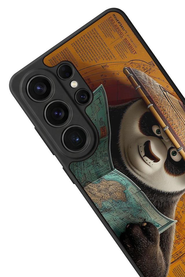 Samsung Galaxy S26 Ultra Uyumlu Kung Fu Panda Tasarımlı Glossy Premium Kılıf