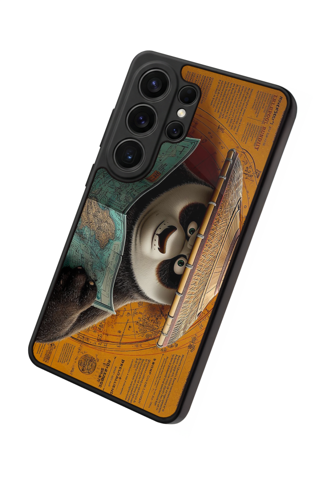 Samsung Galaxy S26 Ultra Uyumlu Kung Fu Panda Tasarımlı Glossy Premium Kılıf