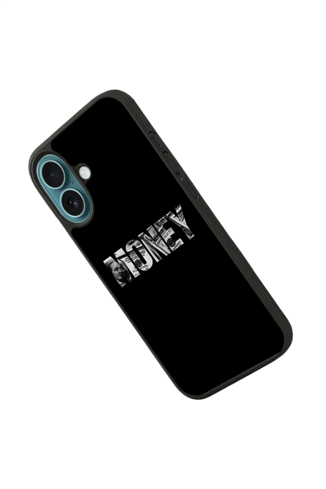 iPhone 16 Uyumlu Money Para Tasarımlı Glossy Premium Kılıf