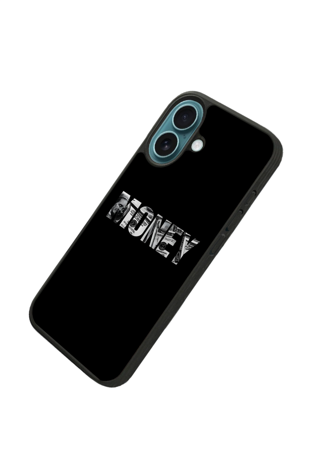 iPhone 16 Uyumlu Money Para Tasarımlı Glossy Premium Kılıf