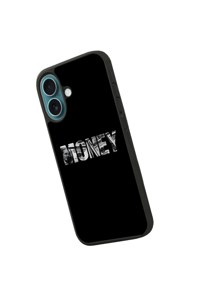 iPhone 16 Uyumlu Money Para Tasarımlı Glossy Premium Kılıf
