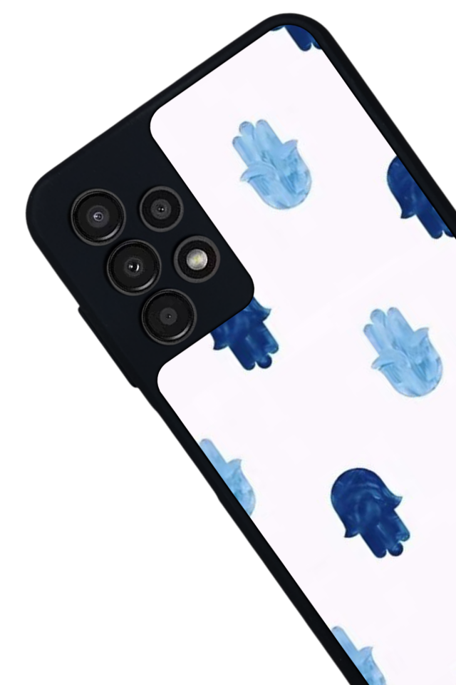 Samsung Galaxy A23 Uyumlu Nazar Tasarımlı Glossy Premium Kılıf