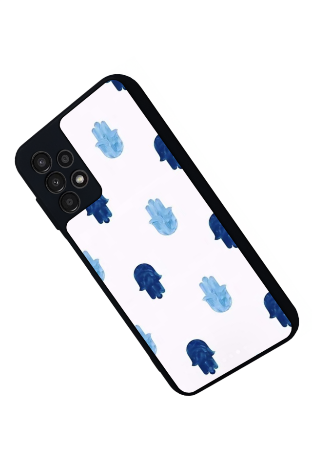 Samsung Galaxy A23 Uyumlu Nazar Tasarımlı Glossy Premium Kılıf