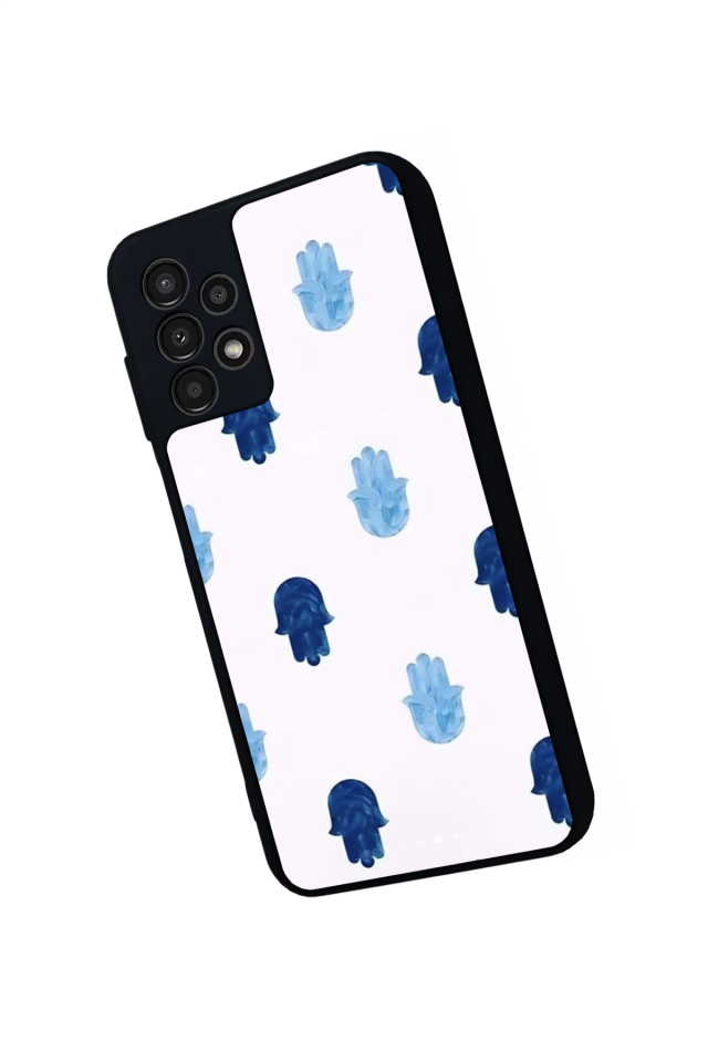 Samsung Galaxy A23 Uyumlu Nazar Tasarımlı Glossy Premium Kılıf