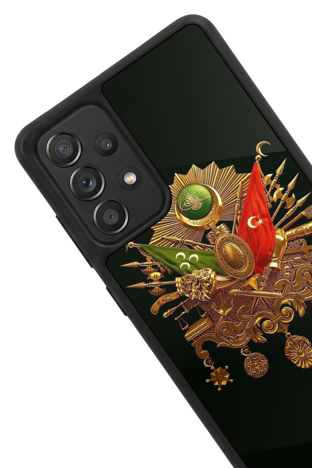 Samsung Galaxy A72 Uyumlu Osmanli Tugrasi Tasarımlı Glossy Premium Kılıf