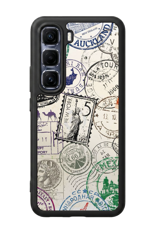 Infinix Hot 60 Pro Plus Uyumlu Poster Tasarımlı Glossy Premium Kılıf