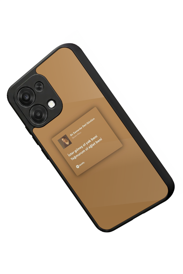 Oppo A6 Pro Uyumlu Sarki Sozleri Tasarımlı Glossy Premium Kılıf