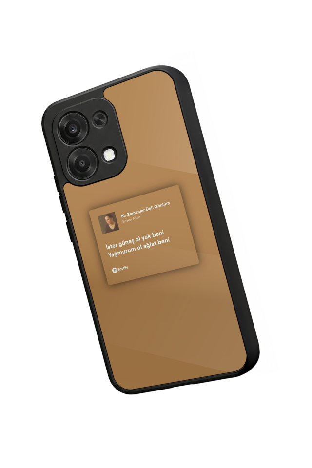 Oppo A6 Pro Uyumlu Sarki Sozleri Tasarımlı Glossy Premium Kılıf