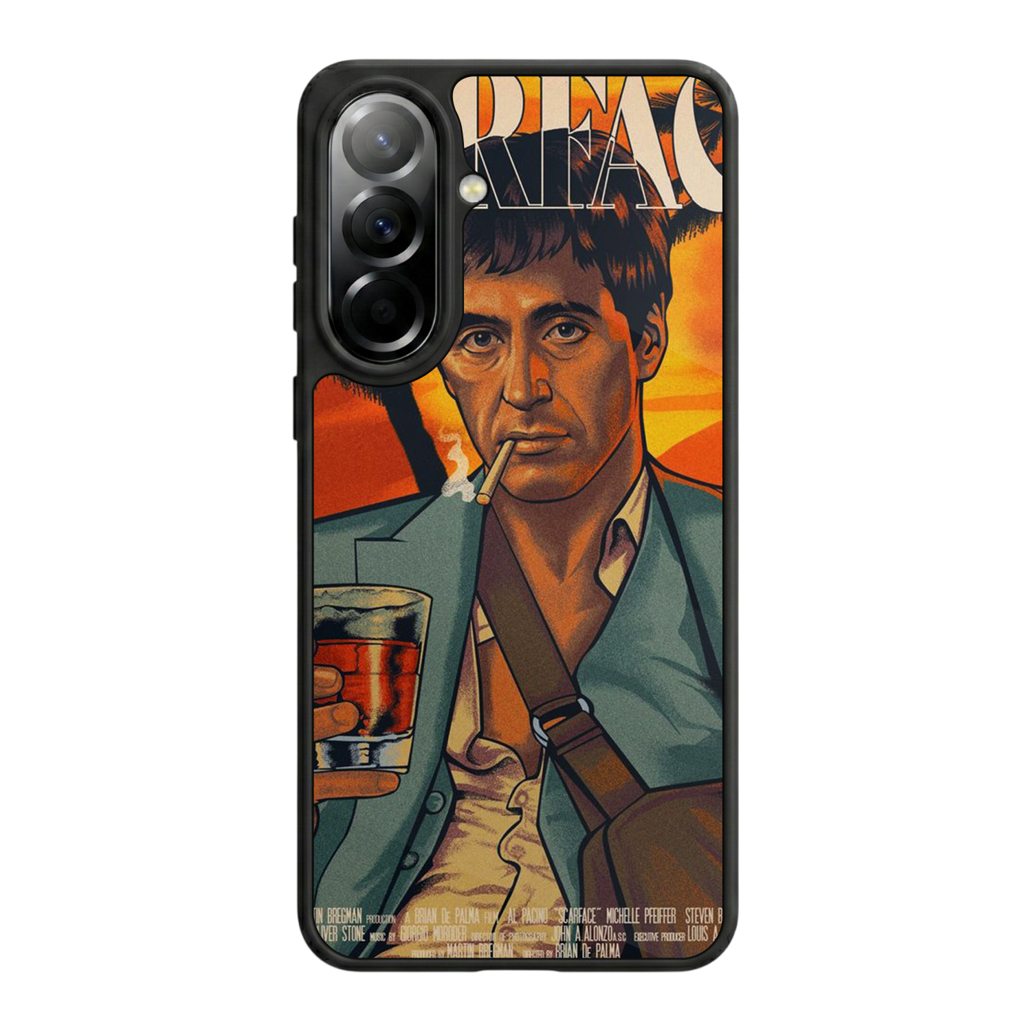 Samsung Galaxy A57 Uyumlu Scarface Tasarımlı Glossy Premium Kılıf