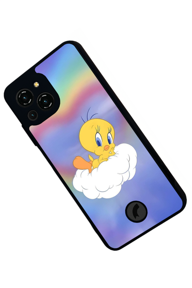 Reeder S23 Pro Max Uyumlu tweety Tasarımlı Glossy Premium Kılıf