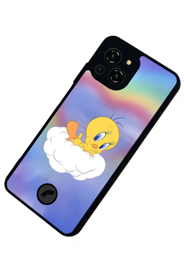 Reeder S23 Pro Max Uyumlu tweety Tasarımlı Glossy Premium Kılıf