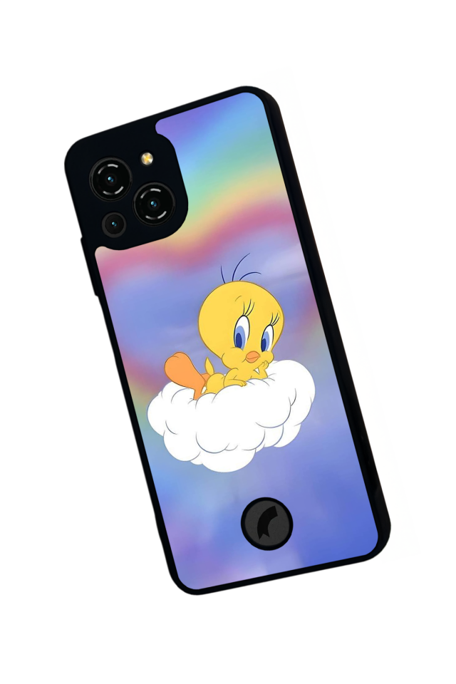 Reeder S23 Pro Max Uyumlu tweety Tasarımlı Glossy Premium Kılıf