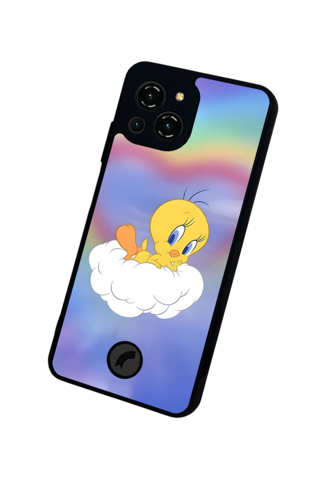 Reeder S23 Pro Max Uyumlu tweety Tasarımlı Glossy Premium Kılıf