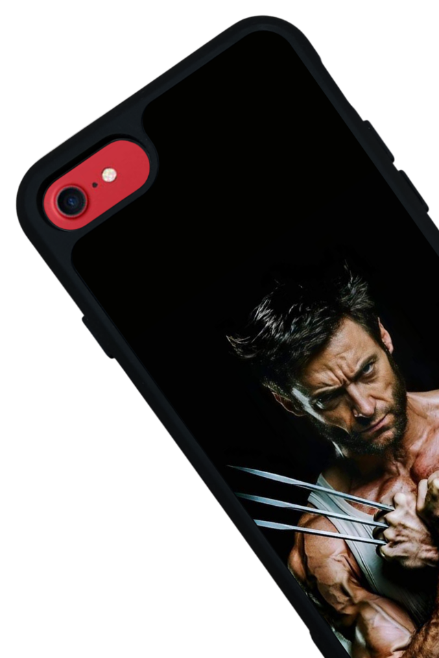 iPhone SE Uyumlu Wolverine Tasarımlı Glossy Premium Kılıf