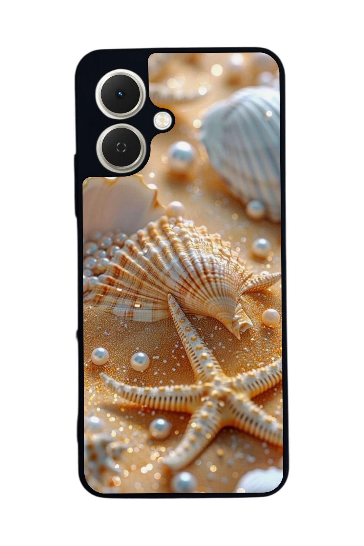 Tecno Spark GO 2 Uyumlu İnci Tasarımlı Glossy Premium Kılıf