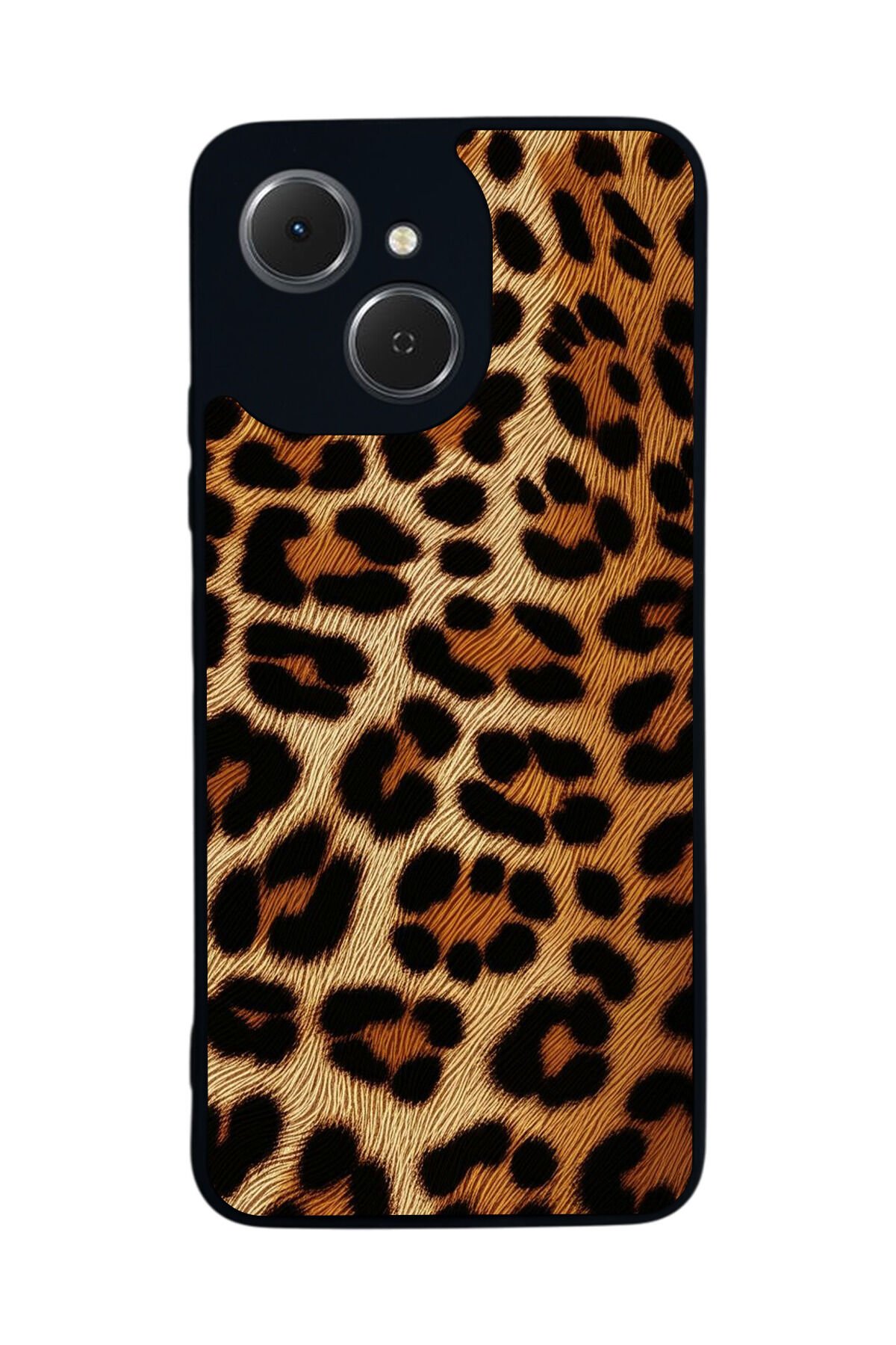 Tecno Spark 40C Uyumlu Leopar Tasarımlı Glossy Premium Kılıf