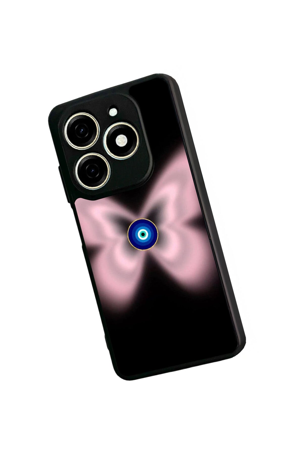 Tecno Spark 20/20C Uyumlu Nazar Tasarımlı Glossy Premium Kılıf