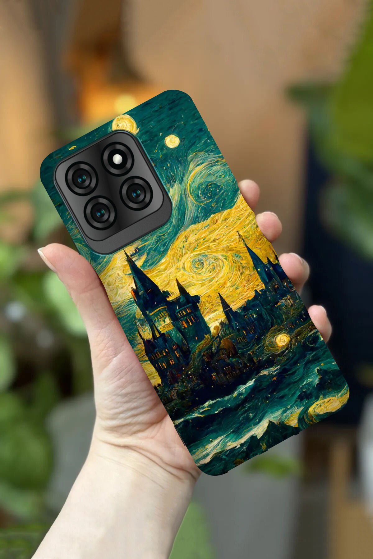 Reeder S71 Uyumlu Kamera Korumalı Tablo Desenli HD Baskılı Silikon Kılıf