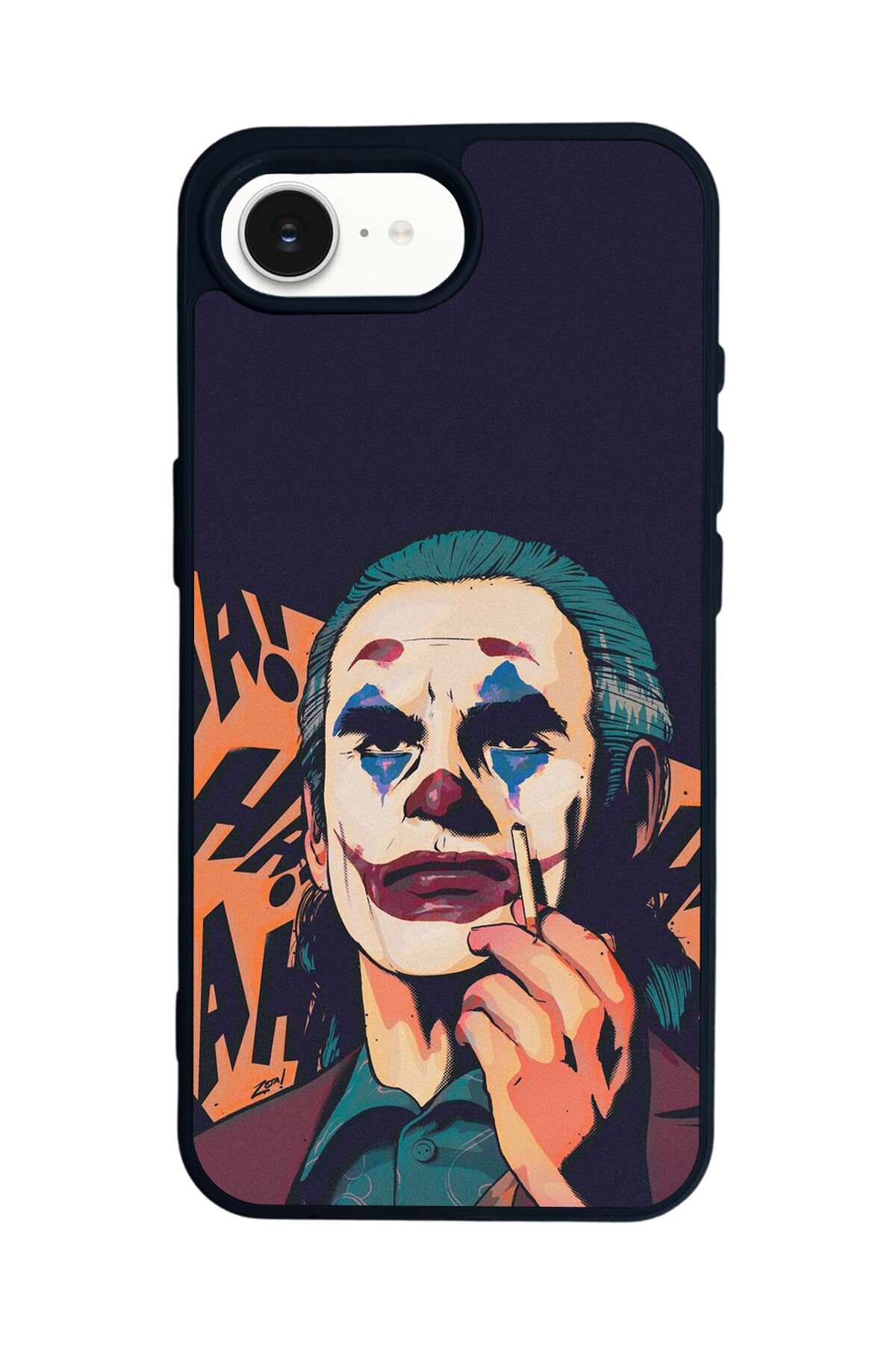 iPhone 16E Uyumlu Joker Tasarımlı Glossy Premium Kılıf