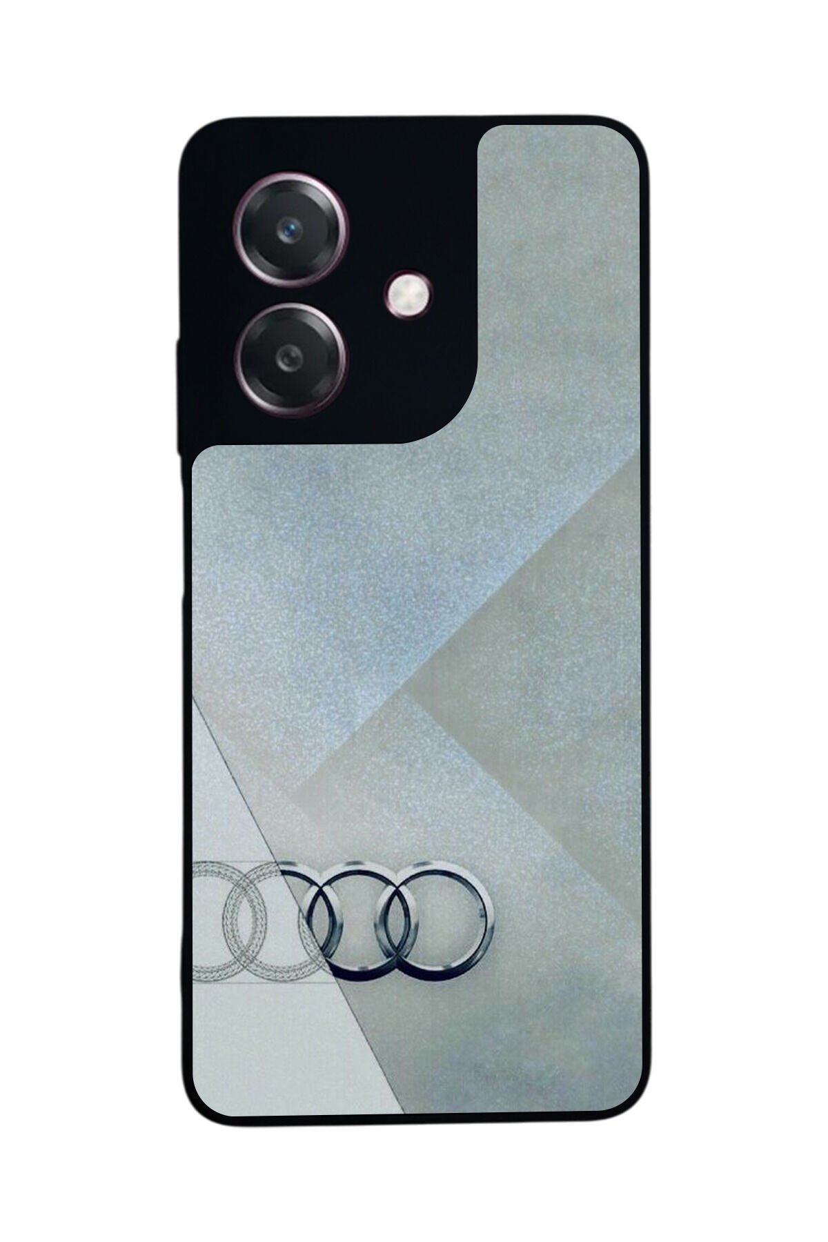 Oppo A3 5G Uyumlu Audi Tasarımlı Glossy Premium Kılıf