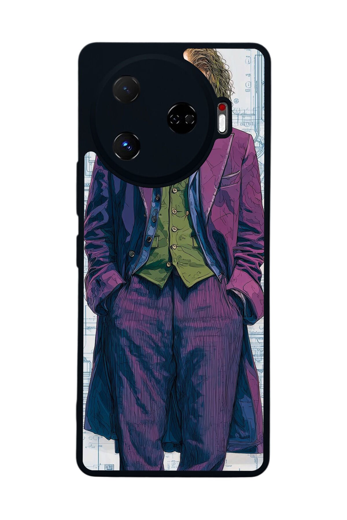 Tecno Camon 30 Pro Uyumlu Joker Tasarımlı Glossy Premium Kılıf