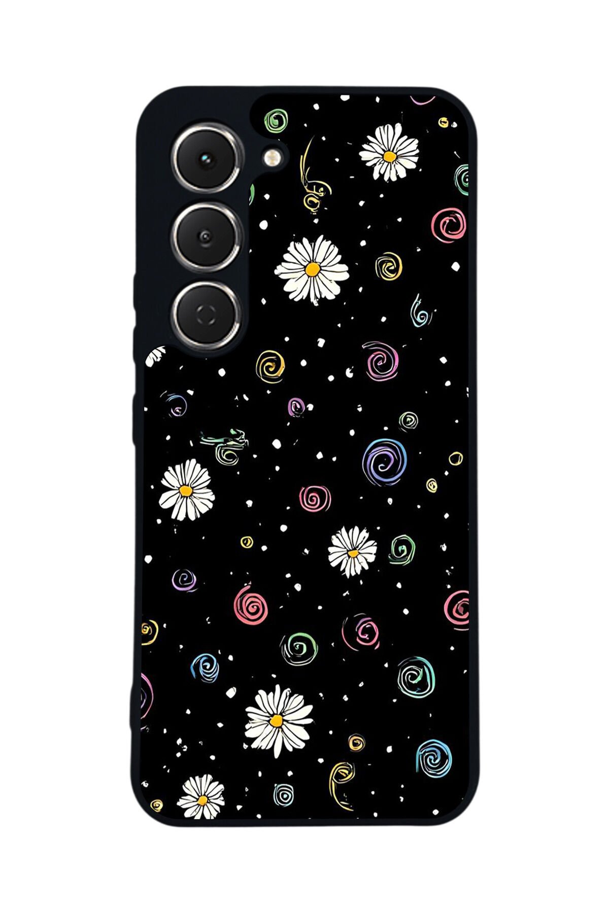 Tecno Spark 40 Pro Uyumlu Floral Tasarımlı Glossy Premium Kılıf
