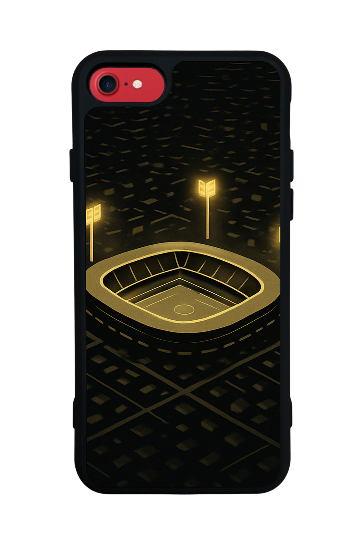 iPhone SE Uyumlu Aslan Tasarımlı Glossy Premium Kılıf