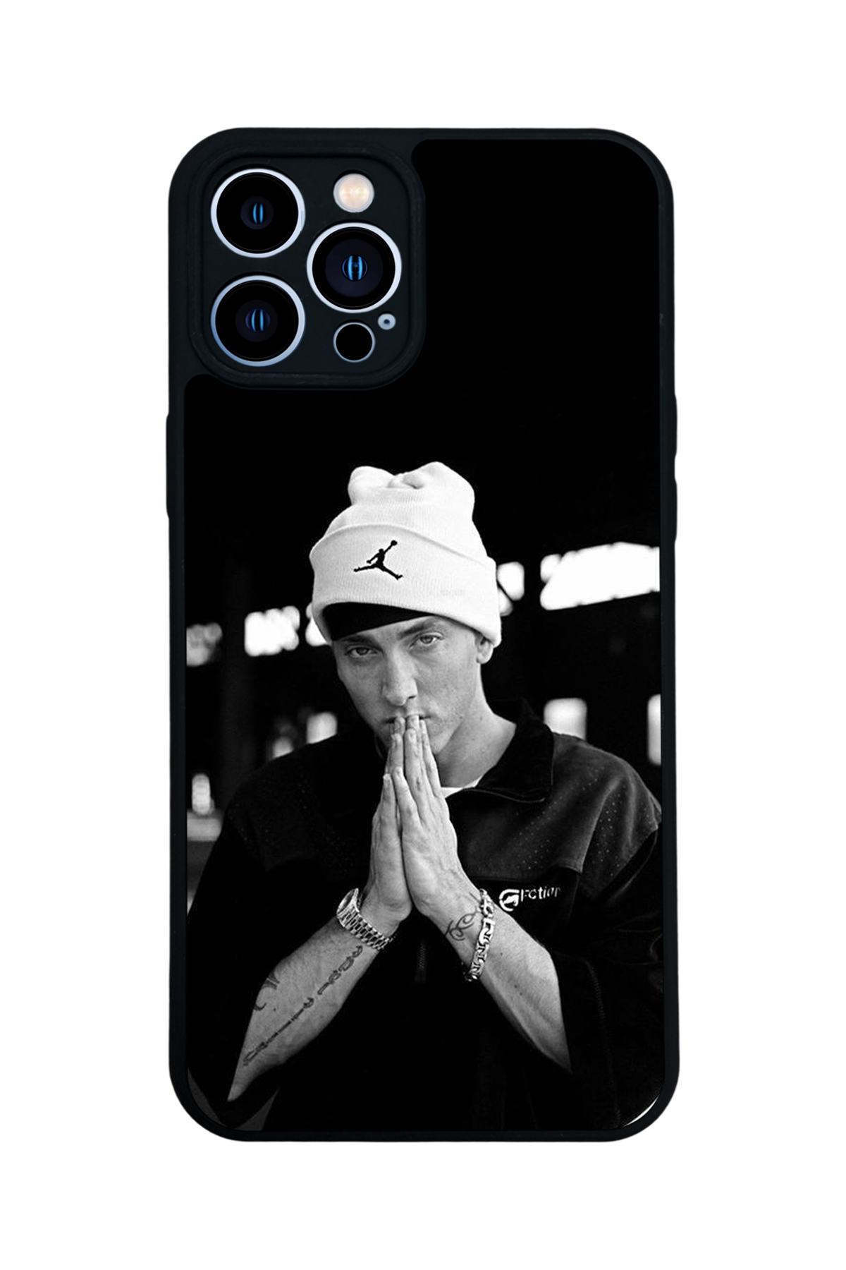 iPhone 13 Pro Max Uyumlu Eminem Tasarımlı Glossy Premium Kılıf